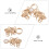 Jeans Knopen Legering 8 Stuks 1,06x0,59x0,08 Inch 6