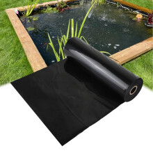 Heavy Duty Pond Liner Flexible HDPE Membrane For Fish Ponds Fountains Waterfalls 2m X 2m To 7m X 10m Impermeable Tarpaulin