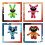 8PCS Hoppy Plush Smiling Critters Plushies 5