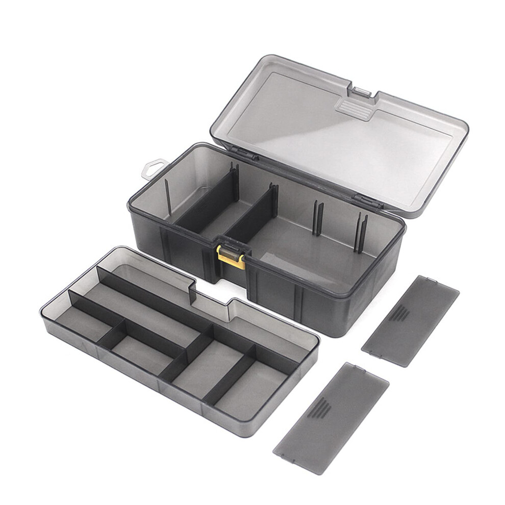 Tackle Box Organizer, Double Layer Fishing Tray, Movable Tray Bait Lure Storage For Freshwater-image-OPC-PM67BTQ-NEW