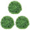 3Stk Kunststoff Topiary Kugel Künstliches Gras Wohnaccessoire 9