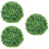 3Stk Kunststoff Topiary Kugel Künstliches Gras Wohnaccessoire 4