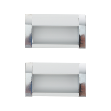 2Stk Funktioneller Unsichtbarer Kleiderschrankgriff Robustes Einbaudesign