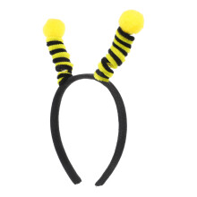 3Pcs Creative Bee Headbands Yellow ABS Insect Antenna Party Headwear