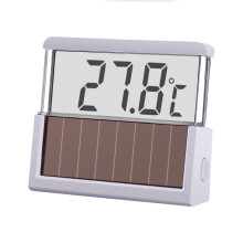 2Stk Solar LED Digital Thermometer Für Aquarium Wassertemperatur
