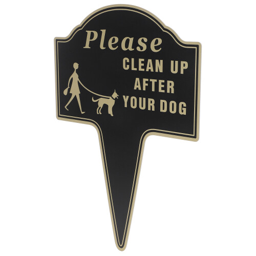 Warnschild Bitte Machen Nach Ihrem Hund Für Den Garten