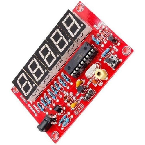Crystal Oscillator Frequency Meter DIY Kit 1Hz-50MHz Digital LED Counter 5-Digit Display 1