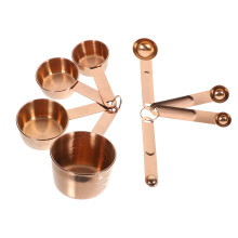 Rose Gold Backmaß-Set Mit Messbecher Und Löffeln Für Hobbyköche