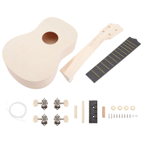 2 Sets DIY Ukulele Für Kinder Selberbau Instrument 1