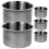 Cup Holder Inserts Silber 5 Stk 10