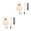 2 Sets DIY Ukulele Für Kinder Selberbau Instrument 8