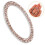 Worgeous Strass Knopfabdeckung Push Start Abdeckung 1 6