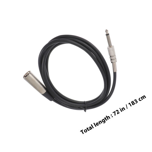 Mikrofon Patchkabel Audio Kabel Schwarz 1 Für Abspielgeräte 1
