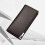 Modisches Herren Portemonnaie Kaffeebraun Pu Einfacher - 8