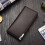 Modisches Herren Portemonnaie Kaffeebraun Pu Einfacher - 9