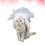 Pet Hochzeitskostüm 1 Set Weiß 2