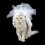 Pet Hochzeitskostüm 1 Set Weiß 4