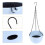Blue Plastic Hanging Succulents Container Wall Decor Planter 6