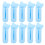 Raindrops 10 Stift Halter Klebend Silikon Blau 9