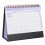 Calendrier 2026 Noir Épais Design Pliable Moderne 11