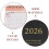 Calendrier 2026 Noir Épais Design Pliable Moderne 10