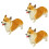 3Stk Simulation Corgi Figur Modell Spielzeug Desktop 6