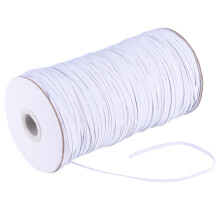 Verstelbare Tailleband Elastisch Kledingband Wit 1 Rol