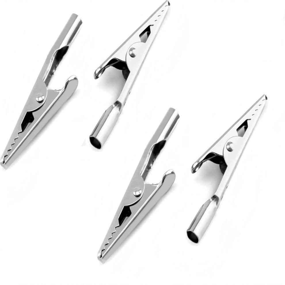 Alligator Clips 1000 Pcs Small Crocodile Clips Silver Metal Spring Clamps For Electrical Testing 9016109374035