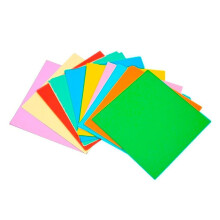 Square Gekleurde Origami Vouwblaadjes Geassorteerd 100 Stuks