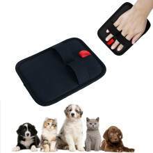 Pet Hair Remover Gloves, Static-Removal Glove, Elastic Wrist, Reusable Double-Sided Deshedding Tool for Pets, Washing