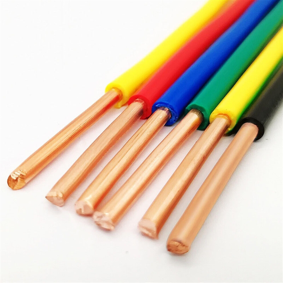 Sheathed Copper Cable 1 Meter Single Core Hard Wire For Home Appliances 13Awg 2.5Mm2 17Awg To 7Awg Blue 9016109374103