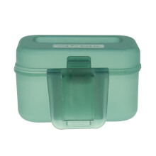 Live Bait Box for Earthworms Portable Plastic Worm Holder Container Fishing Tackle Case Clear Lid
