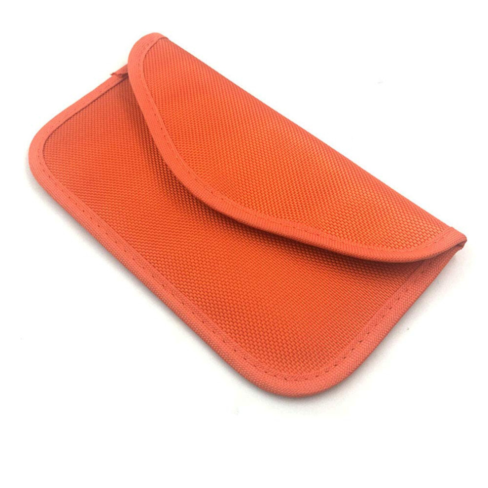 Gps Signal Blocker Bag For Cell Phone And Car Key Privacy Protection Anti-Tracking Anti-Spying Orange 9016109374479