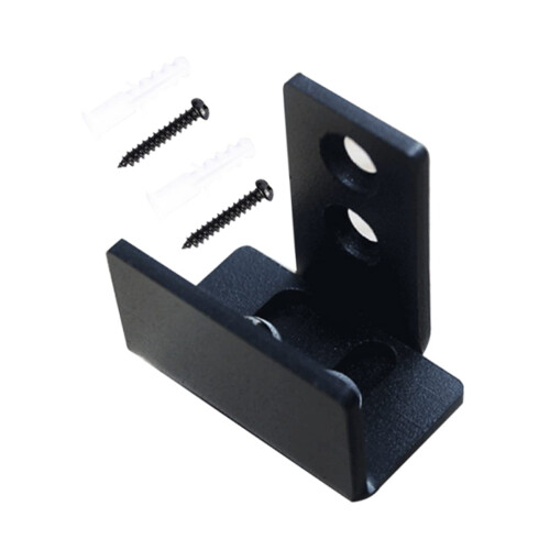 Barn Door Floor Guide Adjustable Design For Sliding Doors, Wall-Mounted Hardware, Pre-Grooved Track Compatible