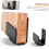Barn Door Floor Guide Adjustable Design For Sliding Doors, Wall-Mounted Hardware, Pre-Grooved Track Compatible 4