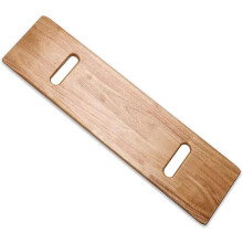 Wooden Patient Transfer Board With Integral Handles Curved Transfer Board For Wheelchair Transfers Side Slide