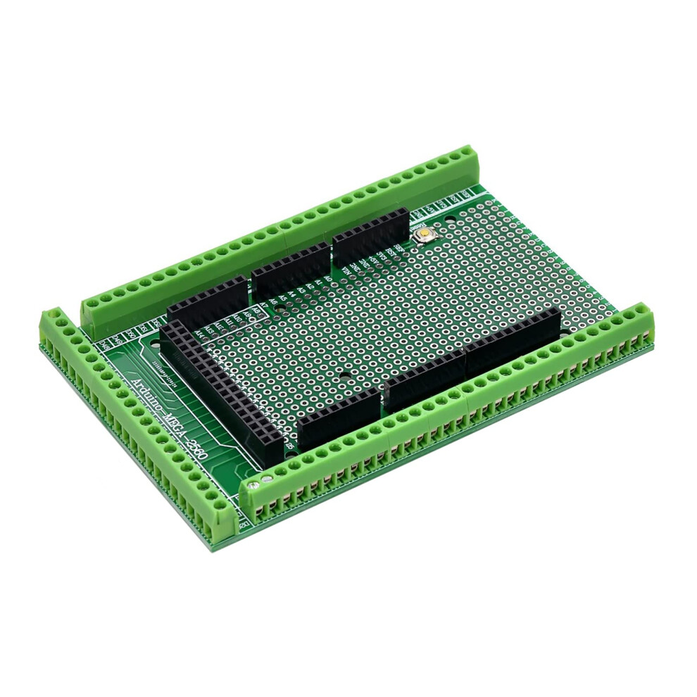 Mega 2560 R3 Prototype Screw Terminal Block Shield Board Pre-Soldered Kit Breakout Module For Arduino Uno 9084446380293