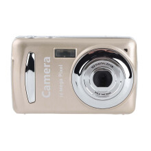 1080P, 16 MP Kompakt-Digitalkamera mit 2,4-Zoll-Bildschirm – 32 GB Gold
