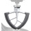 Flex Edge Beater Replacement, Quart Beater Shovel, Flat Beater Replacement for Kitchen, Bowl Scraper with Silicone Edges 5