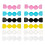14 Teile Doppelbrillenetui PP Make-up Box 1