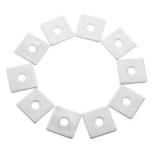 10 Stk. Flache Quadratische Dichtung 3x3x0,2 Cm