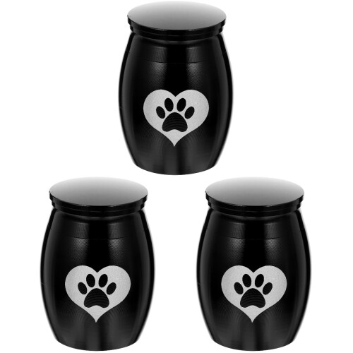 3Stk Haustier Kremationsurnen Set 1