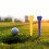 2 Sets Kunststoff Golftie Halter Tragbarer Tee 5