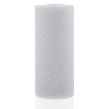 Tulle Stoff Rollenband Weiß Polyester 1 Rolle