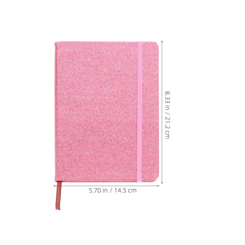 Hardcover Glitzer Notizbuch Mit Elastischem Band 1