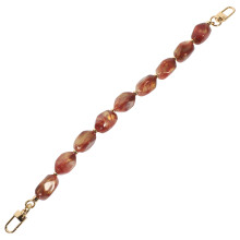 Beaded Bag Chain Purse Kette Rot 1 Set 0,6 x 0,6 x 13,8 Inch