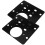 2Stk Reparaturplatte Scharnier 7