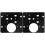 2Stk Reparaturplatte Scharnier 9