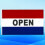 Raindrops Open House Flagge Einfaches Design Multi Banner 1 Satz 10