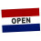 Raindrops Open House Flagge Einfaches Design Multi Banner 1 Satz 3